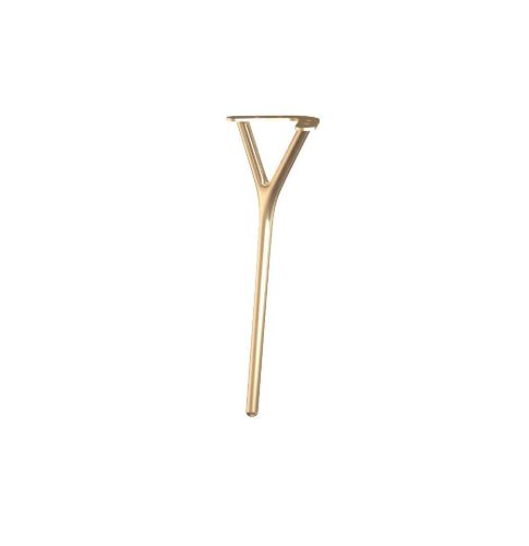 FROST WISHBONE Bordben 8005 H: 28,6 cm - Børstet Guld