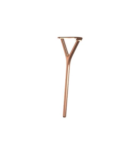 FROST WISHBONE Bordben 8005 H: 28,6 cm - Børstet Kobber