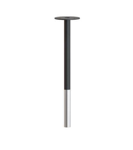 FROST BUKTO Bordben 430 H: 43,4 cm - Mat Sort/Børstet