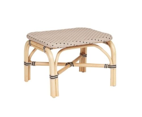 OYOY Momi Outdoor Ottoman SH: 43 cm – Natur/Ton OUTLET