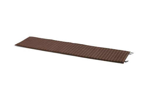 HAY Palissade Chaise Lounge Quilted Cushion 49,5x195 cm - Iron Red