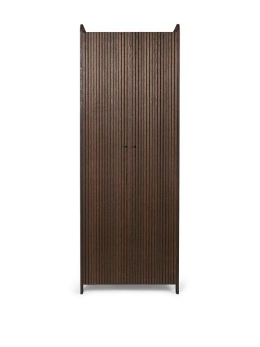 Ferm Living Sil Cupboard Tall H: 200 cm - Dark Stained Oak