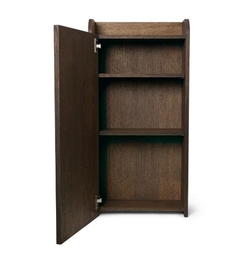 Ferm Living Sil Wandschrank H: 85 cm – Dunkel gebeizte Eiche
