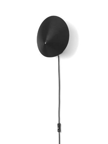 Ferm Living Arum Wandleuchte H: 29 cm - Schwarz