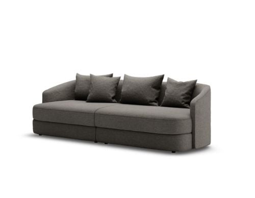 New Works Covent Residential Sofa L: 260 cm - Dark Taupe 10