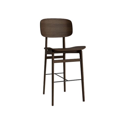 NORR11 NY11 Bar Chair SH: 65 cm - Dark Smoked Oak