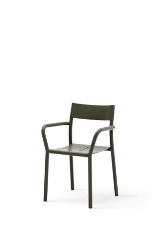 New Works May Sessel Outdoor SH: 45 cm - Dunkelgrün