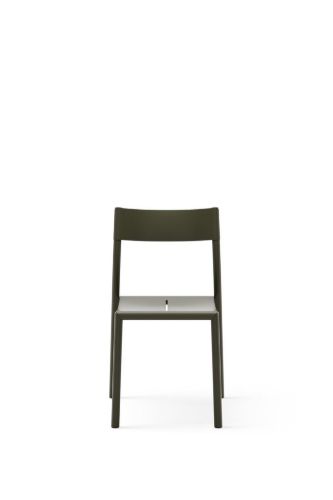 New Works May Chair Outdoor SH: 45 cm - Dark Green