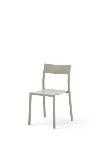 New Works May Chair Outdoor SH: 45 cm - Hellgrau