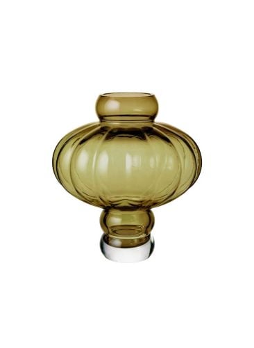 Louise Roe Balloon Vase #08 H: 30 cm - Olive