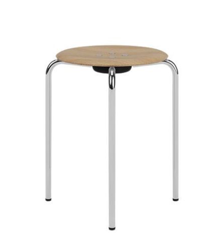 Montana KEVI 2051 Taburet H: 47 cm - Eg/Krom
