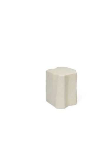 Ferm Living Staffa Stool H: 40 cm - Ivory