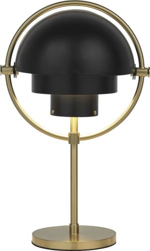 GUBI Multi-Lite Tragbare Lampe H: 30 cm - Messing/Schwarz Halbmatt