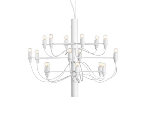 FLOS 2097/18 Lysekrone LED Ø: 70 cm - Hvid