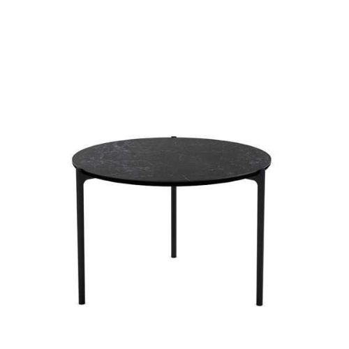 Eva Solo Savoye Sofabord Høj H: 42 cm Ø: 60 cm Keramisk Top - Sort