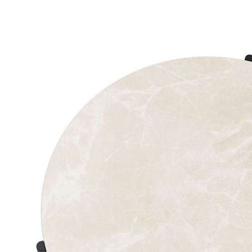Eva Solo Savoye Couchtisch niedrig H: 35 cm Ø: 60 cm Keramikplatte – Beige