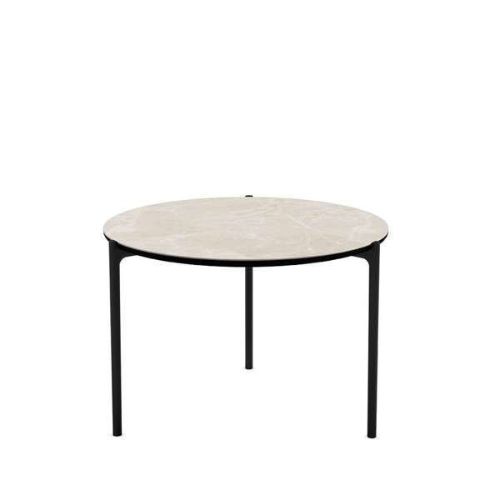 Eva Solo Savoye Sofabord Høj H: 42 cm Ø: 60 cm Keramisk Top - Beige