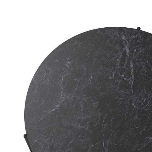 Eva Solo Savoye Couchtisch hoch H: 42 cm Ø: 90 cm Keramikplatte – Schwarz