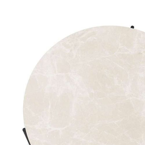 Eva Solo Savoye Couchtisch hoch H: 42 cm Ø: 90 cm Keramikplatte – Beige