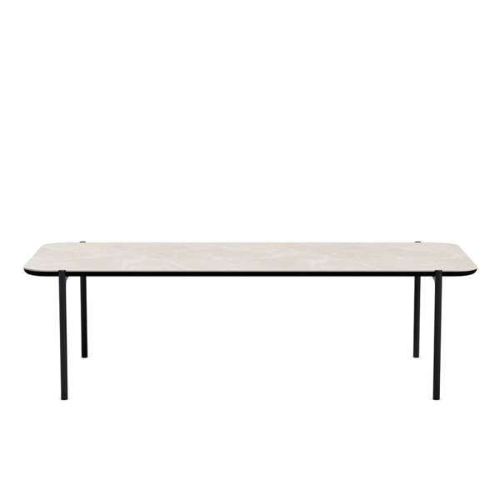 Eva Solo Savoye Sofabord Lav H: 35 cm 50x120 cm Keramisk Top - Beige