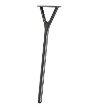 Bild von FROST WISHBONE Tischbein 8001 H: 72,6 cm – Gebürstetes Schwarz