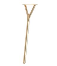 Bild von FROST WISHBONE Tischbein 8001 H: 72,6 cm – Gebürstetes Gold