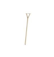 Bild von FROST WISHBONE Tischbein 8002 H: 108,9 cm – Gebürstetes Gold