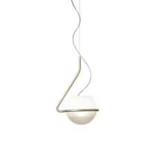 Bild von Foscarini Tonda Pendelleuchte Large H: 60 cm LED - Titan/Weiß