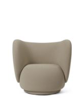 Bild von Ferm Living Rico Lounge Chair Maserung SH: 41 cm – Kaschmir