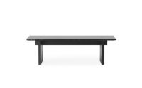 Bild von Normann Copenhagen Massiver Couchtisch 38,5 x 130 cm – Schwarzer Marmor/Schwarze Esche