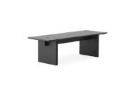 Bild von Normann Copenhagen Massiver Couchtisch 38,5 x 130 cm – Schwarzer Marmor/Schwarze Esche