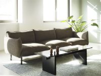 Bild von Normann Copenhagen Massiver Couchtisch 38,5 x 130 cm – Schwarzer Marmor/Schwarze Esche