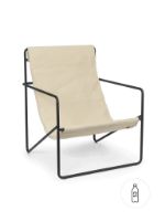 Bild von Ferm Living Desert Lounge Chair SH: 20 cm - Schwarz/Wolke