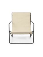 Bild von Ferm Living Desert Lounge Chair SH: 20 cm - Schwarz/Wolke