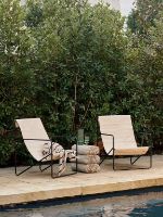 Bild von Ferm Living Desert Lounge Chair SH: 20 cm - Schwarz/Wolke