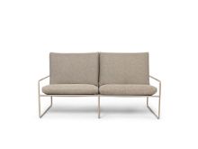 Bild von Ferm Living Desert 2-Sitzer L: 156 cm Dolce – Kaschmir/Dunkler Sand