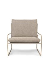 Bild von Ferm Living Desert 1-Sitzer SH: 30 cm Dolce - Kaschmir/Dunkler Sand