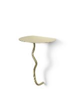 Bild von Ferm Living Curvature Wandtisch H: 43,5 cm – Messing