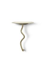 Bild von Ferm Living Curvature Wandtisch H: 43,5 cm – Messing