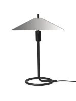 Bild von Ferm Living Filo Tischlampe H: 43 cm – Schwarz/Hochglanzpoliert