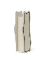 Bild von Ferm Living Paste Vase Slim H: 35 cm - gebrochenes Weiß