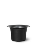 Bild von Ferm Living Spun Alu Basket Low H: 24 cm - Schwarz