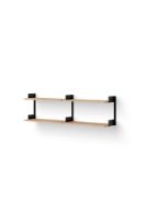 Bild von New Works Chamber Shelf 450 46x163,5 cm - Eiche/Schwarz