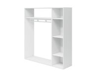 Bild von FLEXA Roomie Offener Kleiderschrank H: 138 cm – Weiß