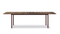 Bild von Fredericia Furniture 6632 Plan Tisch ausziehbar 100 x 260 cm – Räuchereiche/Bordeaux