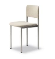 Bild von Fredericia Furniture 3414 Plan Vollgepolsterter Stuhl SH: 45 cm – Hallingdal 220/Gebürsteter Stahl