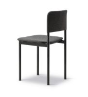 Bild von Fredericia Furniture 3414 Plan Vollpolsterstuhl SH: 45 cm – Re-Wool 198/Schwarz