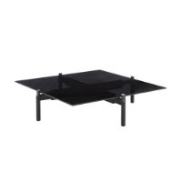 Bild von Wendelbo Notch Couchtisch, quadratisch, groß, 110 x 110 cm – Schwarz