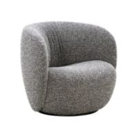 Bild von Wendelbo Ovata Lounge Chair Large W/Swivel SH: 41 cm – Silenzio 08