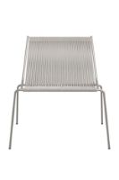 Bild von Thorup Copenhagen Noel Lounge Chair SH: 43 cm – Stahl/Grau